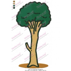 Long Tree Embroidery Design